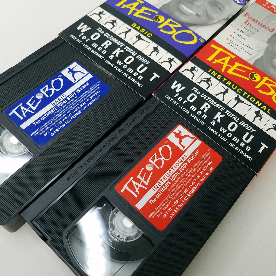 BILLY BLANKS Tae-Bo Workout VHS 1998 2-Tape Set Basic & Instructional Total Body - Image 2 of 3