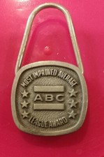 VTG American Bowling Congress ABC Most Improved Average League Award KeyRing