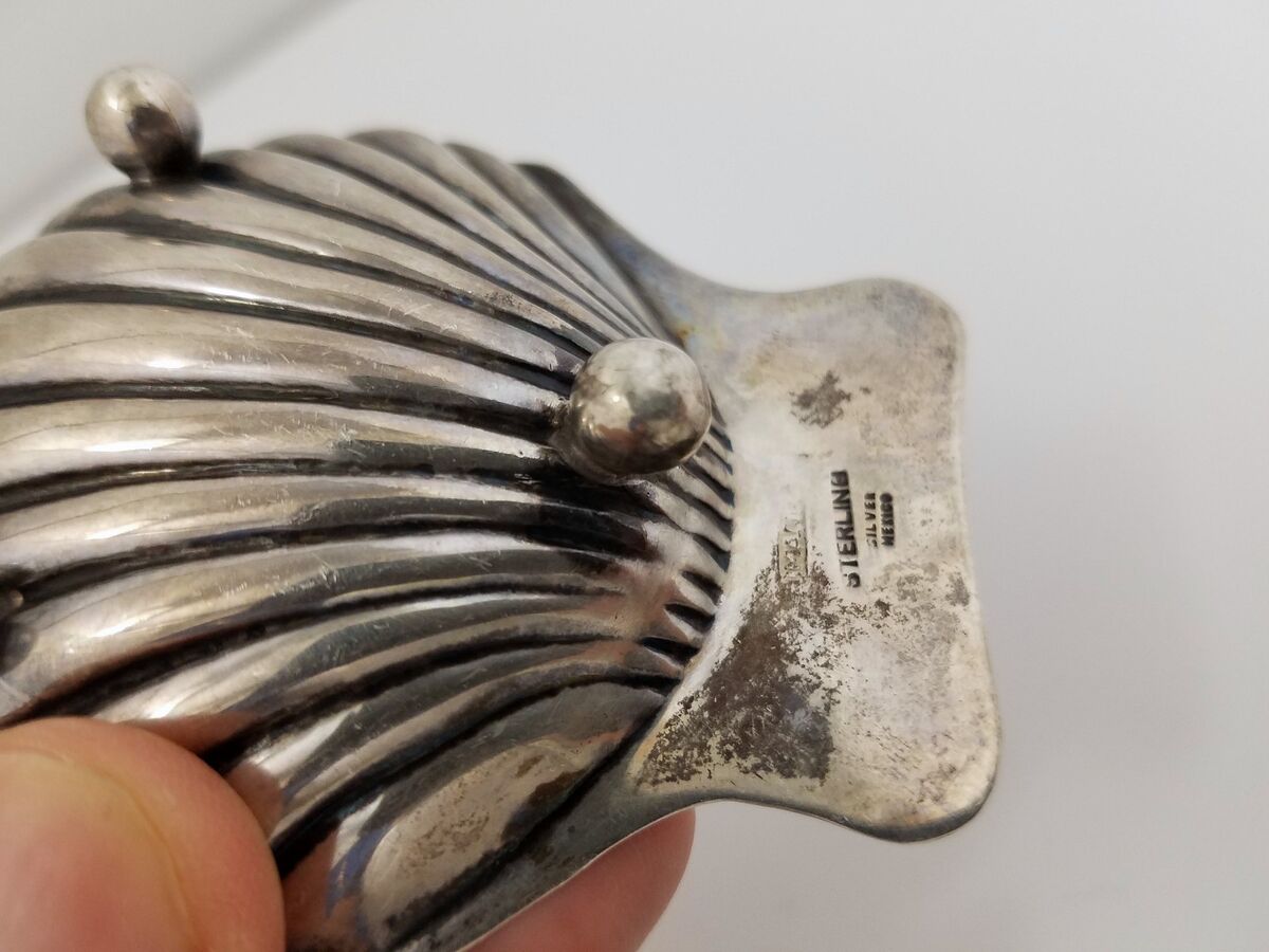 Mexico 925 Sterling Silver Seashell Scallop Clam Shell Mexico 925 Sterling Silver Seashell Scallop Clam Shell