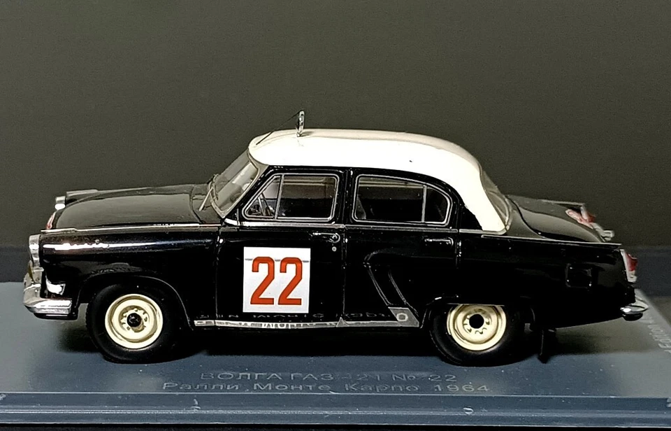 1/43 GAZ-21 Volga #29 Rally Monte Cralo, 1964 USSR VVM NEO - Image 2 of 4