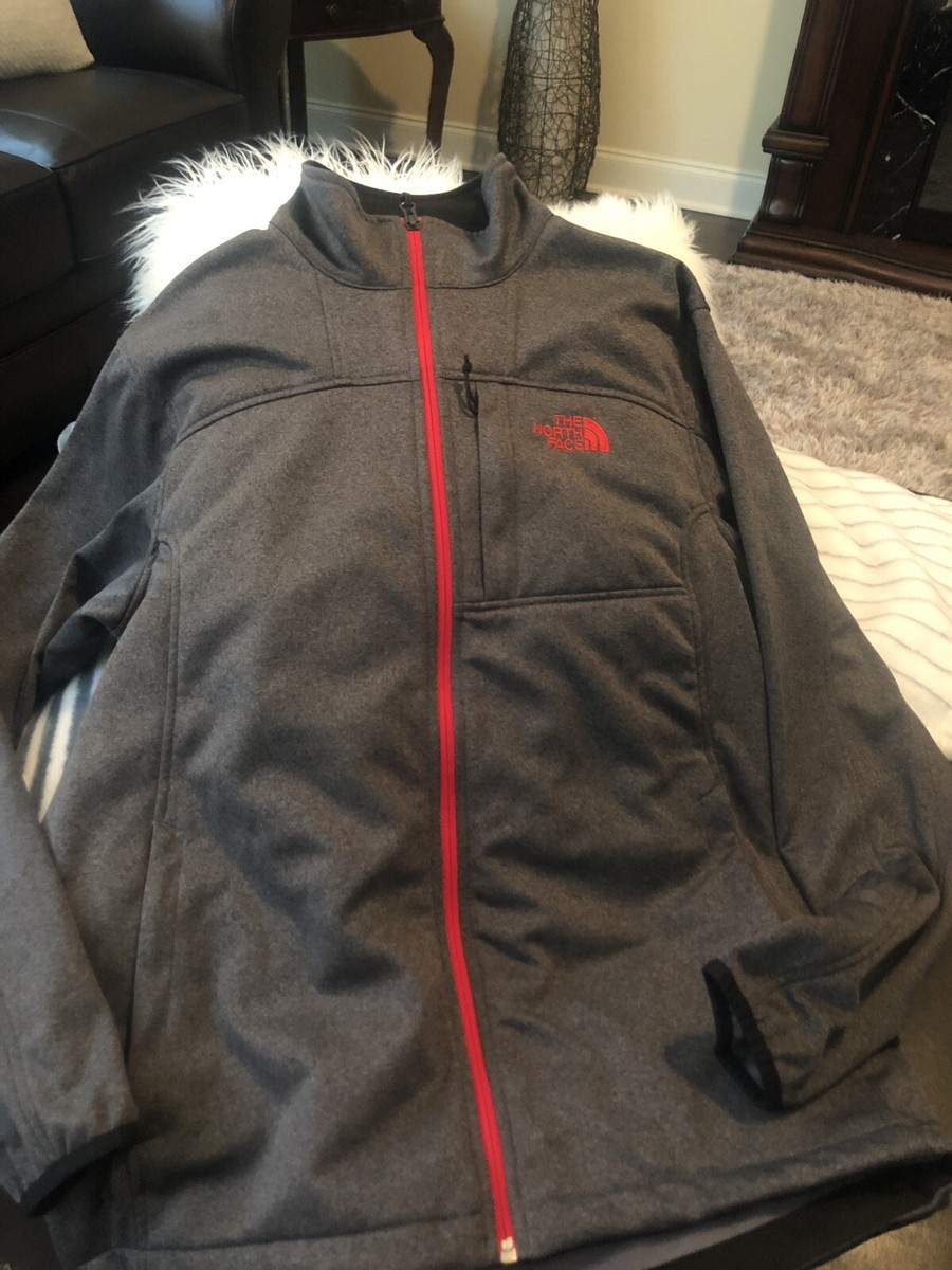 The North Face Gray Apex Risor Full Zip Jacket Mens Size Large | eBay