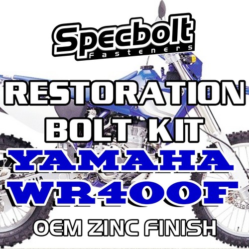 Wr400F Restoration Bolt Kit For Yamaha Wr400 98' 00' Specbolt Oem Zinc Finish (For: Yamaha)