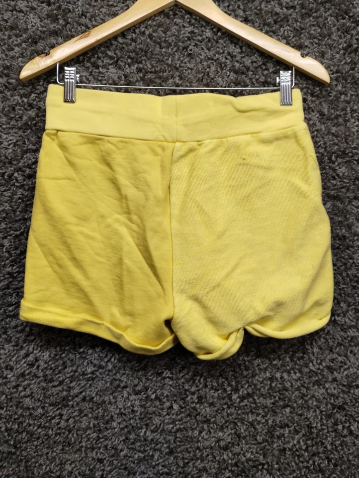 Pantalones Cortos Mujer GUESS Medianos Amarillos 2 Tonos Cordón Playa Informales Foto 2 de 4