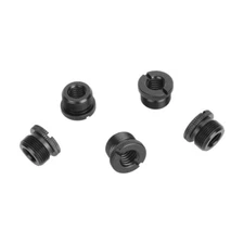 CAMVATE 5-Pack Aluminum Mic Thread Adapter 3/8"-16 Female to 5/8"-27 Male
