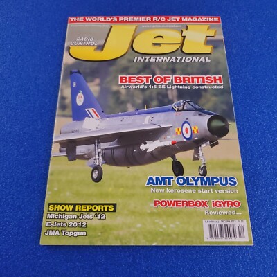 RADIO CONTROL JET INTERNATIONAL BRITISH AIRWORLD'S LIGHTNING DEC 2012-JAN 2013