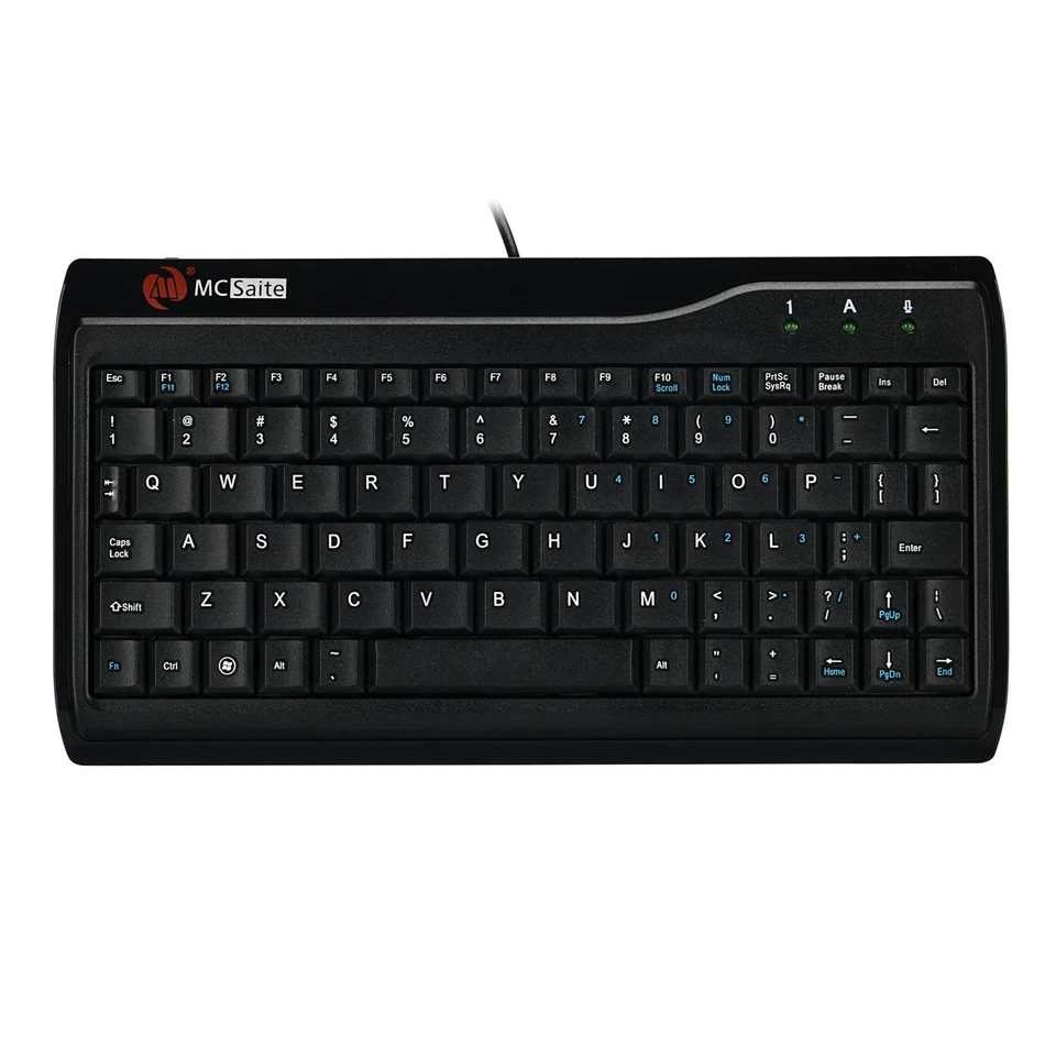 NEW Wired 78 Keys USB Wired Mini Multimedia Keyboard for Laptops PC Computer - Image 2 of 4