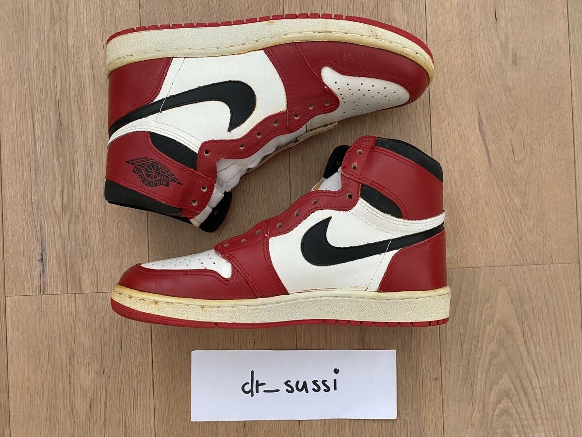 Original 1985 Air Jordan 1 Chicago US 11 unworn The Last Original 1985 Air Jordan 1 Chicago US 11 unworn The Last