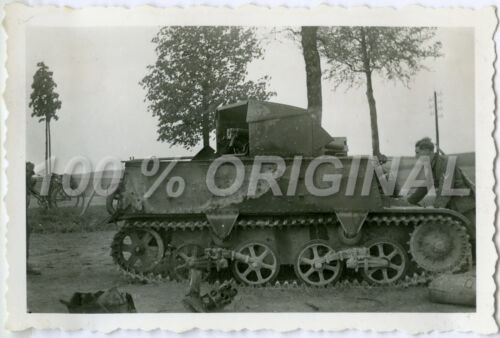 02# Belgien belgischer Panzer Tank Jäger T-13 erbeutet Pionier Regiment - Bild 1 von 1