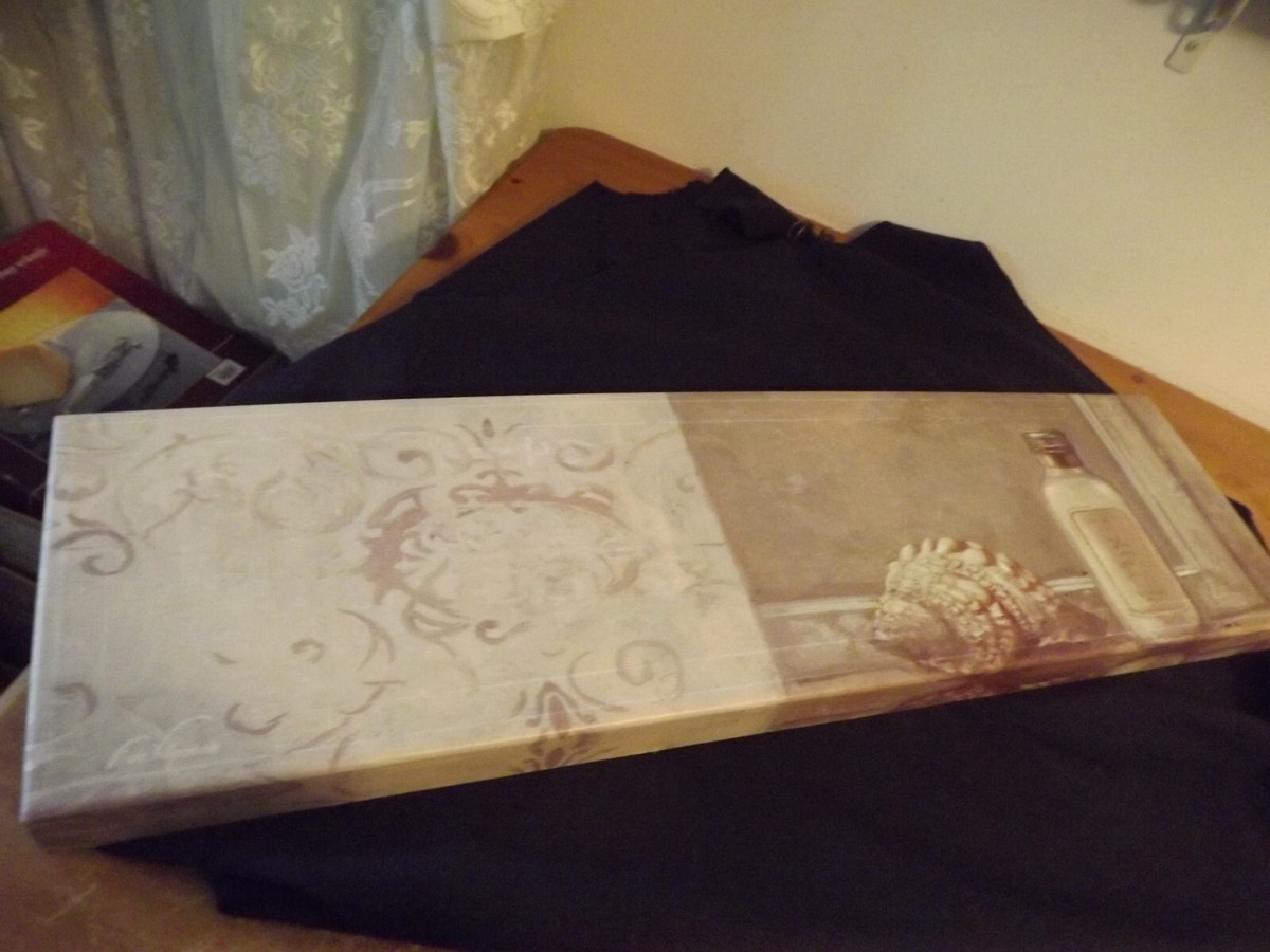ARTIST Fabrice DE Villeneuve CANVAS #22/995 PRINT taupe shell