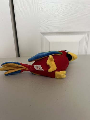 1997/1998 Ty Beanie Baby Original Jabber the Parrot With Tag Errors - Picture 9 of 9