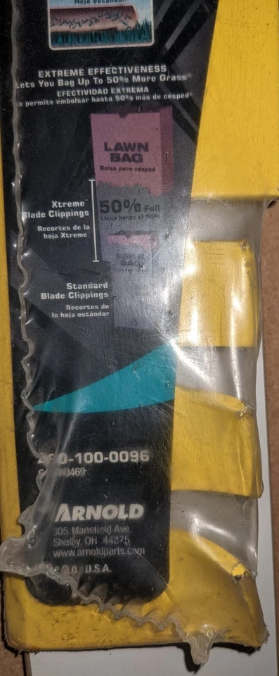 Arnold Extreme 21 英寸割草机刀片,490-100-0096 — 第 4/4 张图片