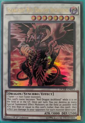 Red Dragón Archfiend Ultra Carta Yugioh | Meses sin interés