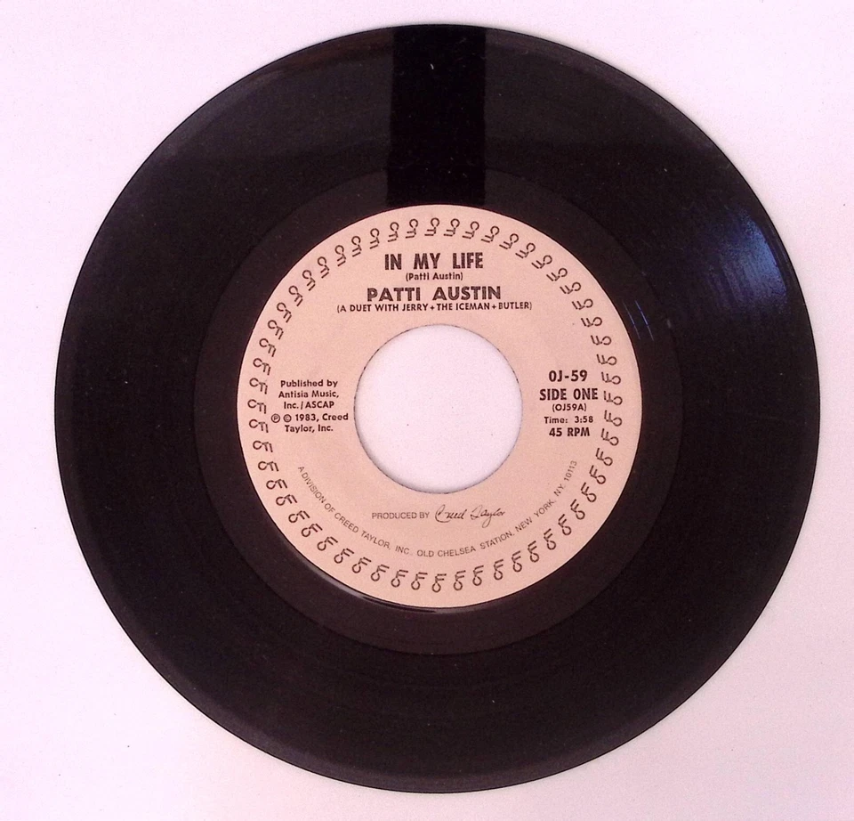 PATTI AUSTIN WHAT'S AT THE END OF A RAINBOW/IN MY LIFE CTI REC. VINYL 45 69-59 Foto 2 de 3