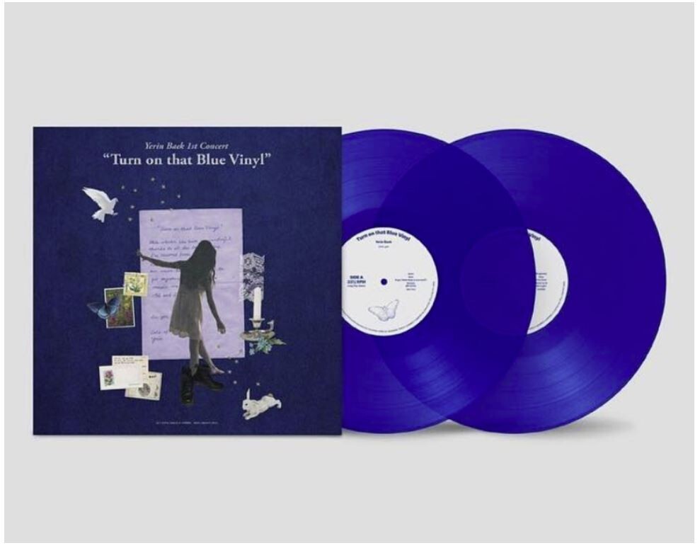 Yerin Baek Turn On That Blue Vinyl Live (2LP) /Official Concert