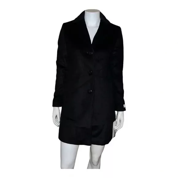 Calvin klein wool cashmere coat deals