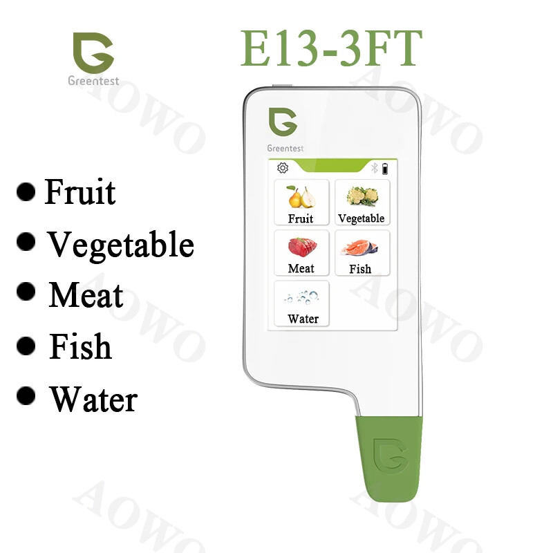 Probador de nitratos contador Geiger Greentest Eco 3 fruta TDS dureza del agua radiación