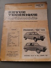 Revue technique Peugeot 104