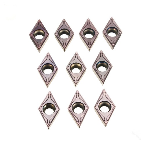 10PCS DCMT11T304 VP15TF DCMT 11T3 Carbide Insert CNC Lathe Boring Turning Tool - Picture 3 of 6