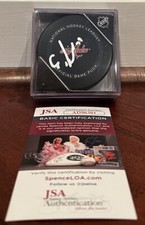 Evgeny Kuznetsov Autographed Signed Official NHL Game Puck Capitals JSA COA