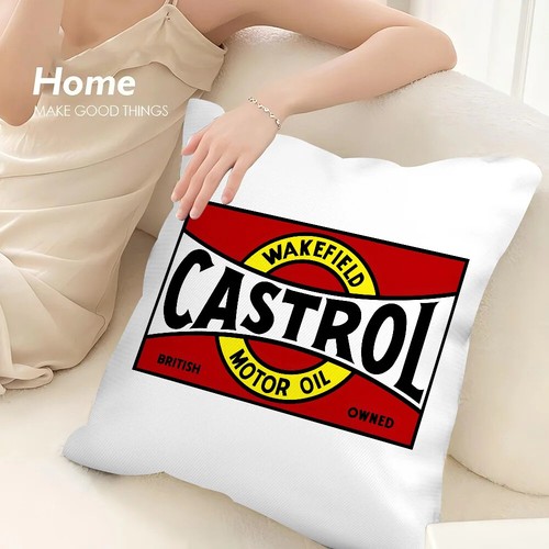 C-Castrol Cool Pillow Case Sofa Print Square Pillow Covers Cushion Decor Cover - Picture 3 of 31