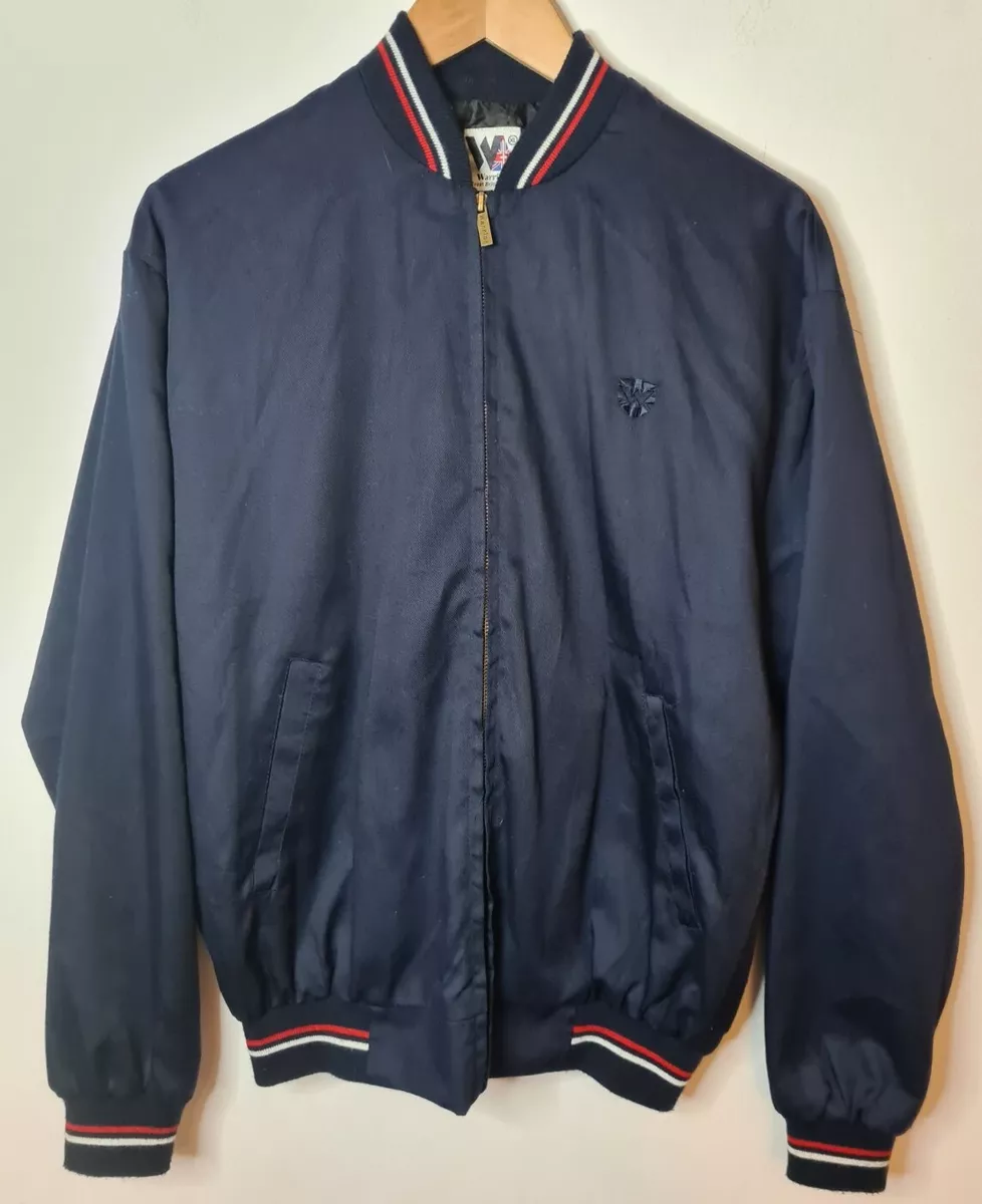Warrior A Great British Brand Bomber Jacket Blue Size XL