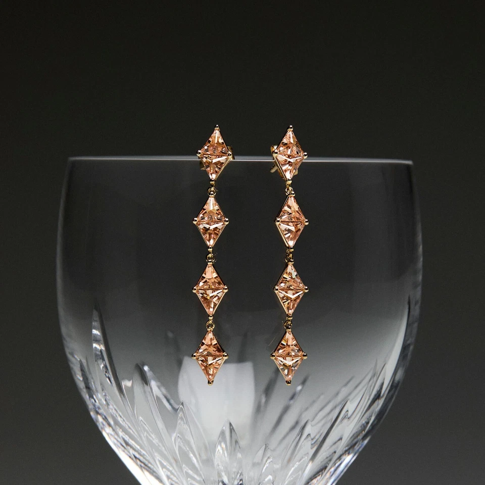 ROSATO GIOIELLI VITTORIA ORECCHINI PENDENTI CON ZIRCONI IN ARGENTO 925 RZVT26 - Immagine 2 di 4