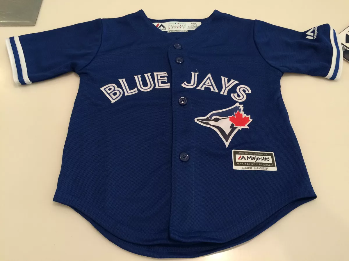 Toronto Blue Jays Infant Kids Child Large Age 6x/7 Jersey Cool Base Alt 3rd  MLB