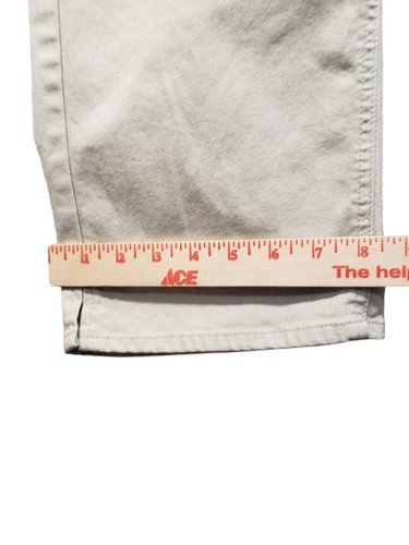 Riders by Lee Pants Womens 12 Medium Capri Stretch Khaki 32x19 Casual Beige Tan - Picture 8 of 13