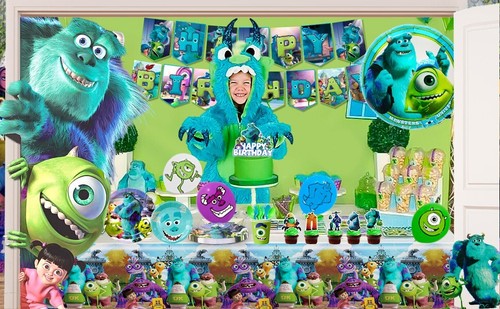 Monsters Inc Birthday Decorations,114pcs Monster Inc Party Decorations - Picture 7 of 10