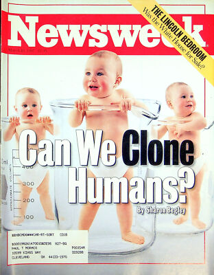 Newsweek Magazine March 10 1997 Dolly The Sheep Lamb Clone Faulklands New Kuwait