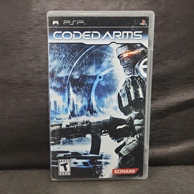Coded Arms PlayStation Portable PSP Game UMD Case T Konami NTSC 2005