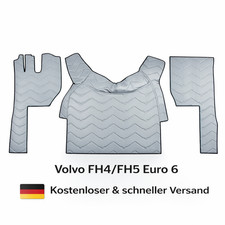 Tapis de sol camion Volvo FH4 FH5 – Gris – Revêtement cabine en similicuir – Hau