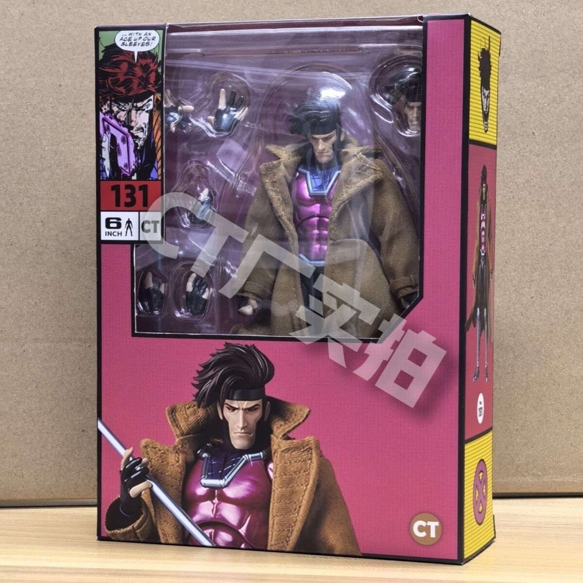 CT Toys MAFEX No.131 X-Men Gambit Comic Ver. Action Figure New