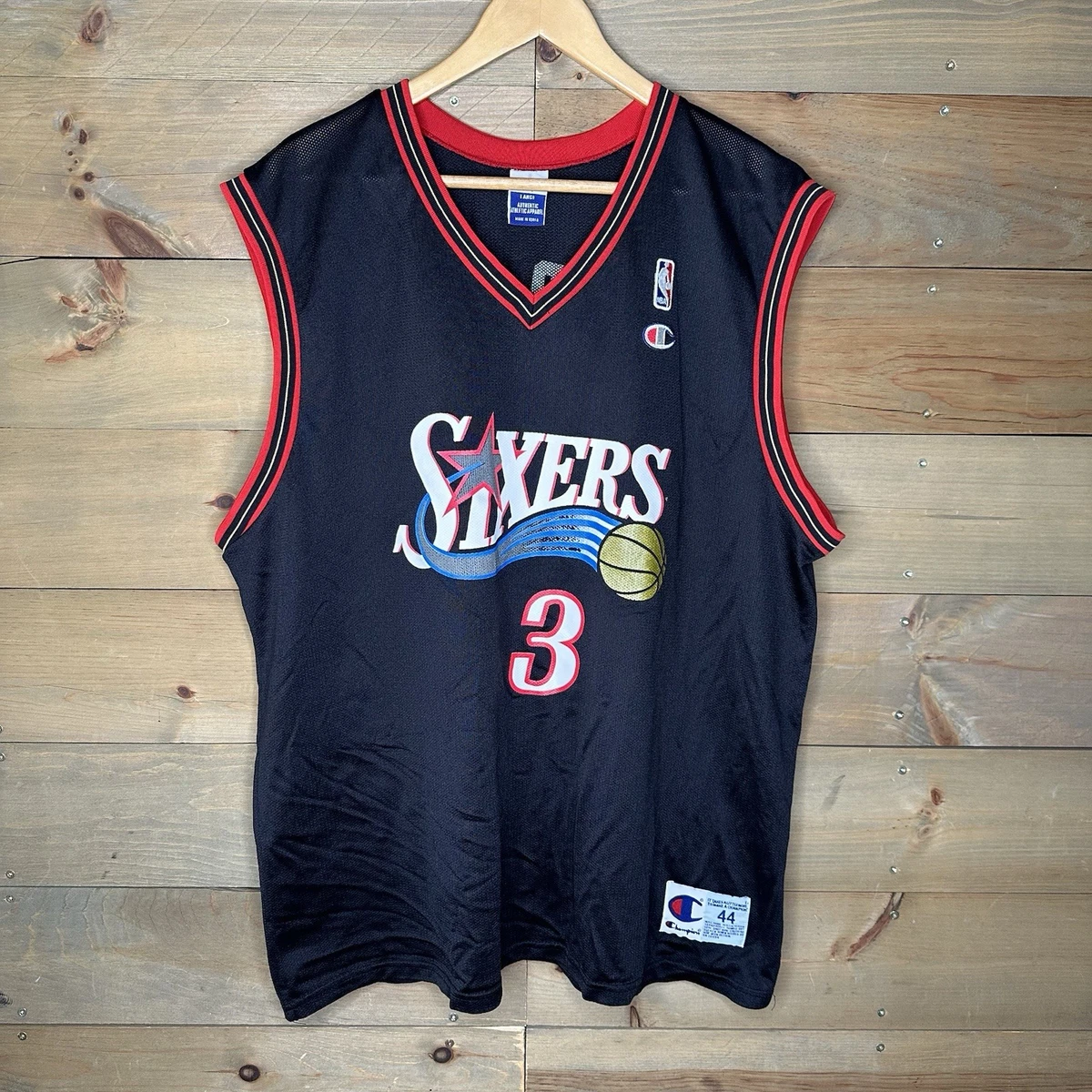 Champion Allen Iverson 44 Size NBA Fan Apparel & Souvenirs for