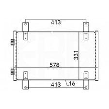 Condensateur Peugeot 405