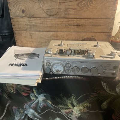Nagra IV-L Reel To Reel With Manuals UNTESTED