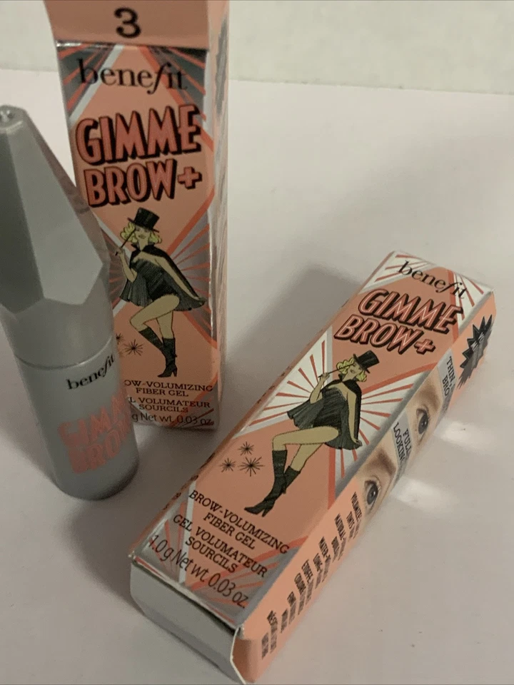 BENEFIT Gimme Brow + Volumizing Eyebrow Gel Mini Duo Gel 1g Shade 3 - Image 2 of 4