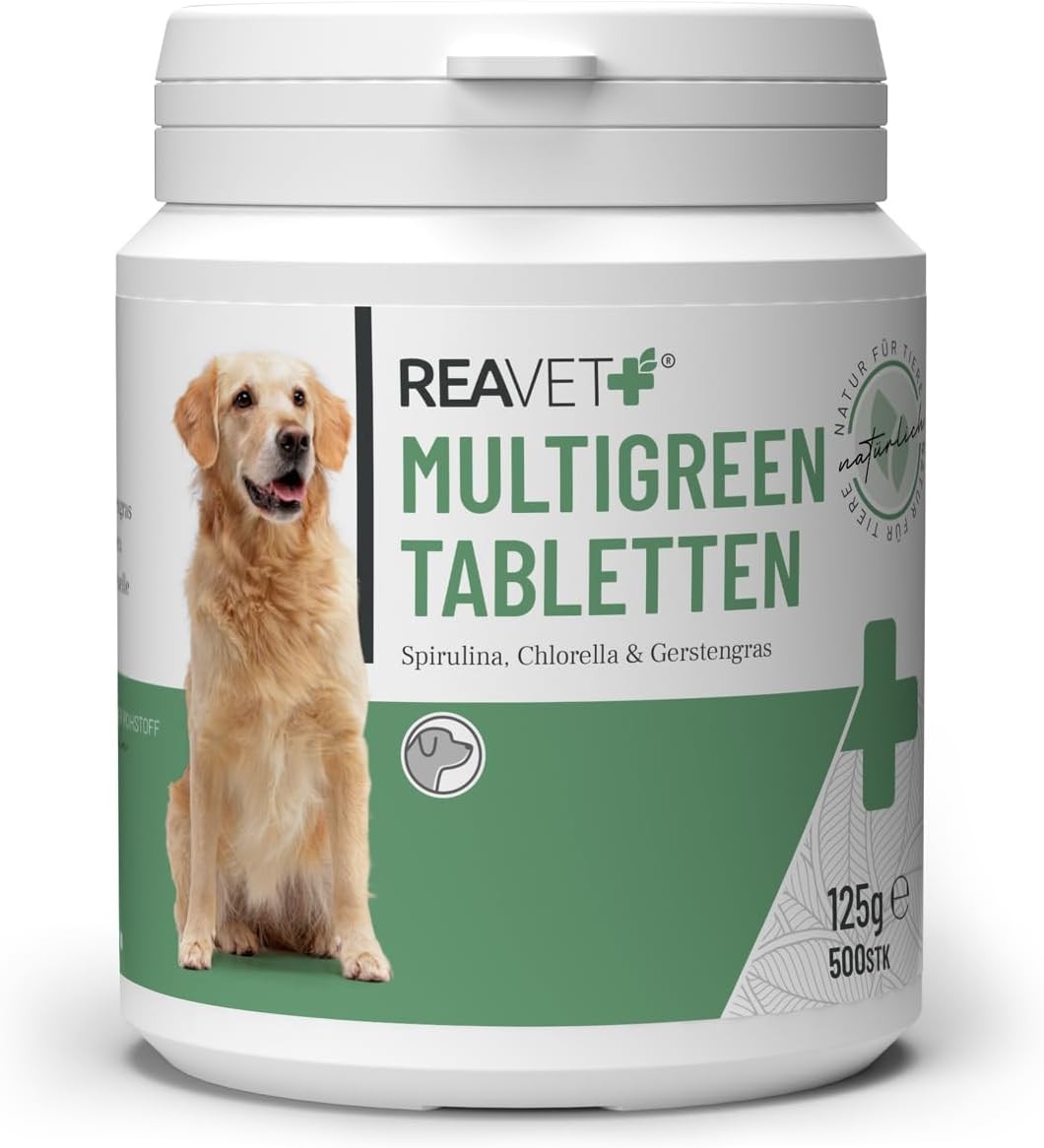 Reavet Multigreen 500 Hunde: Haut, Fell, Immunsystem, Stoffwechsel