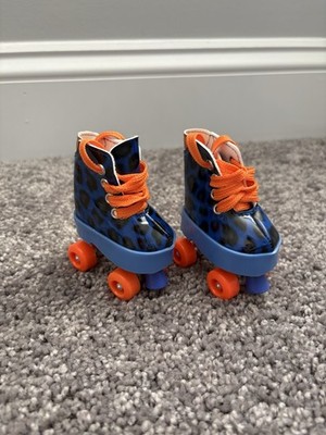Our Generation Blue Leopard Roller Skates Doll Accessory