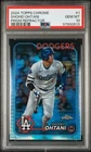 2024 Topps Chrome SHOHEI OHTANI #1 Batting Prism Refractor Dodgers GEM PSA 10