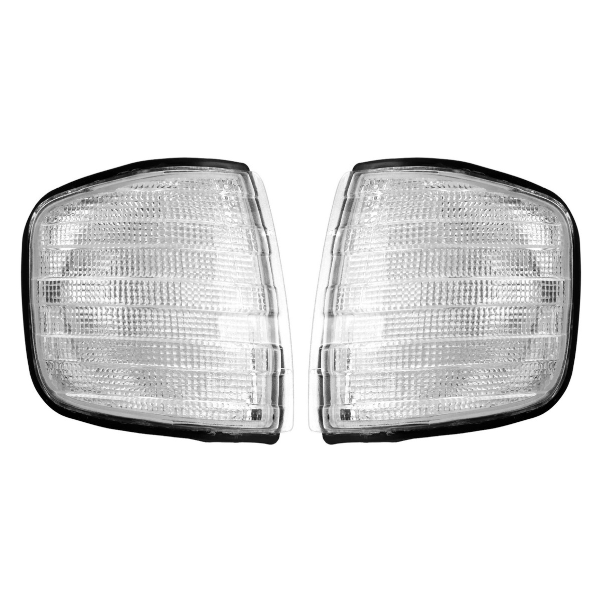 Depo Euro Style Clear Corner Signal Light For 1981-91 Mercedes