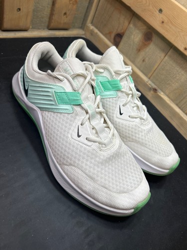 Nike MC Trainer Damengröße 10 weiß/grün sportliche Laufschuhe - Bild 2 von 9