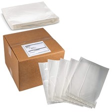 Blank Envelope Shipping Label Sleeves - 4 x 6 Packing Slip Pouches for Shipme...