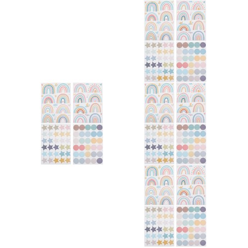 4 Count Regenbogen-Wandtattoo Regenbogen-Wandaufkleber Für Kinderzimmer - Bild 3 von 12