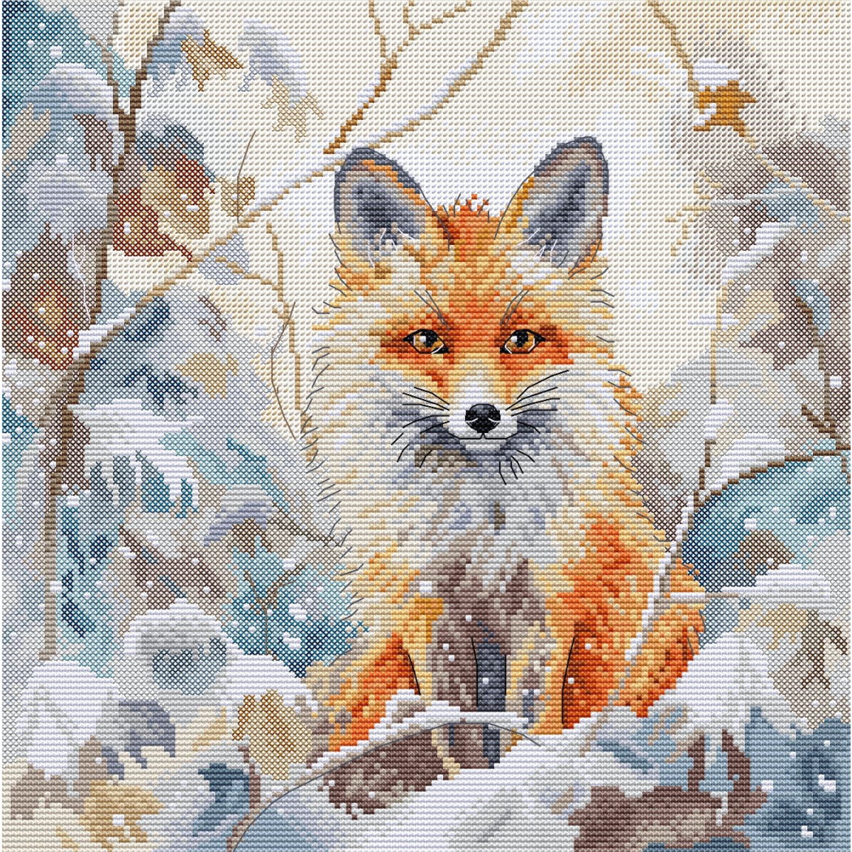 HobbyJobby counted cross stitch kit ""The Huntress"", 24x24cm