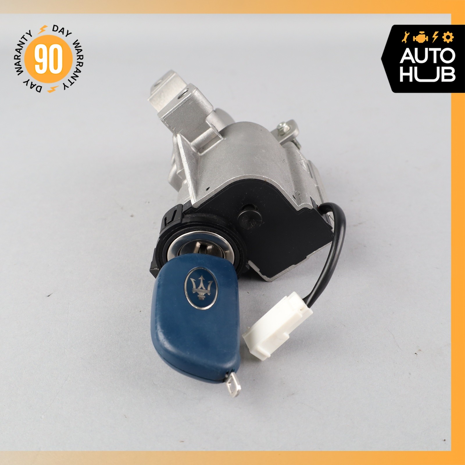04-19 Maserati GranTurismo M145 Steering Lock Ignition Switch w/ Key 010194 OEM
