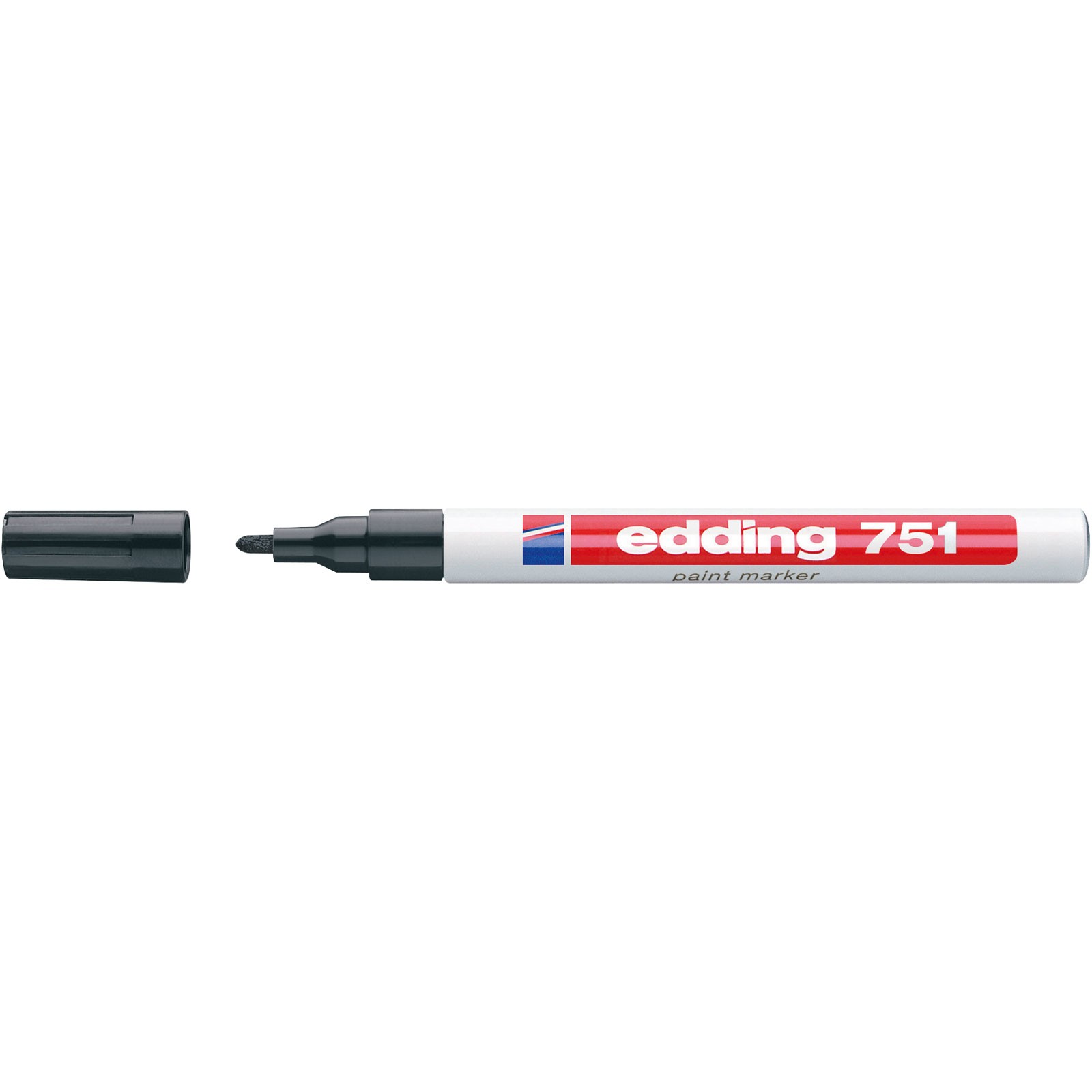 Edding 751 Paint Marker Bullet Tip 1-2mm Black