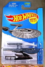 2014 Hot Wheels #75 HW City-Planet Heroes Star Trek U.S.S. VENGEANCE Dark Gray