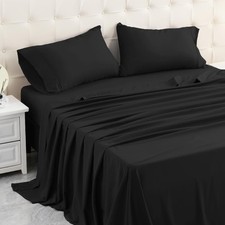 Queen Bed Sheets Set, Soft Breathable Bedding Sheet Set, Sheets Set with 16" ...