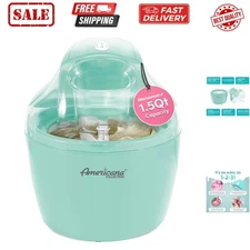 Americana Collection Elite 1.5 Quart Automatic Easy Homemade Electric Ice Cre...
